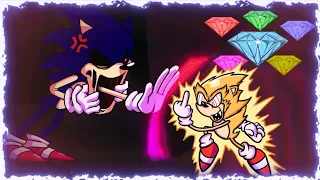 SONIC.EXE meets Fleetway Super Sonic...