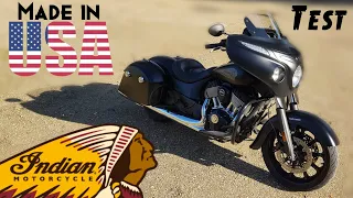 "Test" La démesure américaine 30000€ 400kg "Indian Chieftain Dark Horse de 2018"