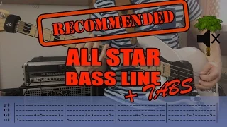 Smash Mouth - All Star /// Bass Line [Play Along Tabs]