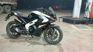 2024 BAJAJ PULSAR RS200 BS7 HEADLIGHT TEST 😊|| RS200  NIGHT VLOG