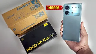 POCO X6 Neo Unboxing Flipkart 1st Sale Unit Best Smartphone Under 15000