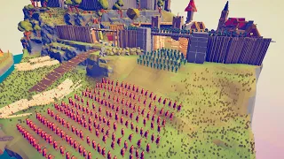 100x SPARTA SOLDIER SIEGE BANDIT CITY - Totally Accurate Battle Simulator TABS