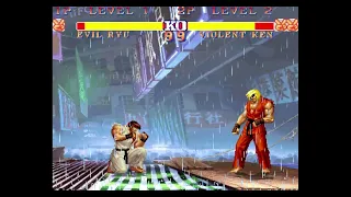 BEST MUGEN FIGHTS EVIL RYU vs VIOLENT KEN SNK STYLE