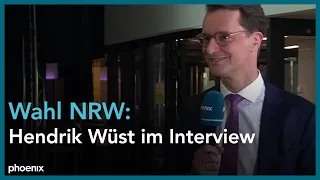 Interview mit Hendrik Wüst (CDU-Spitzenkandidat) zum Wahlausgang in Nordrhein-Westfalen am 15.05.22