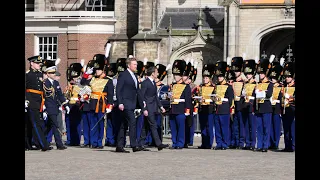 Staatsbezoek Frankrijk 2023 - de Welkomstceremonie -  KMKJWF - President Emmanuel Macron