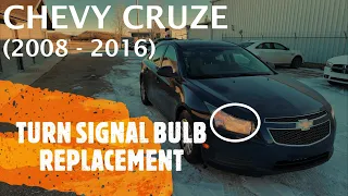 Chevrolet Cruze - FRONT TURN SIGNAL LIGHT BULB REPLACEMENT / REMOVAL (2008 - 2016)