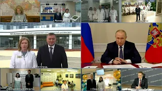 Волгоградский губернатор доложил Путину о готовности нового онкоцентра