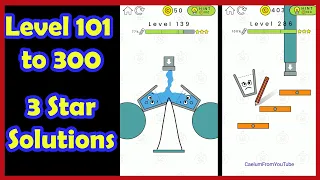 Happy Glass Level 101 to 300 (3 Star Solutions) | Android Game