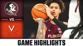 Florida State vs. Virginia Women's Basketball Highlights (2022-23)