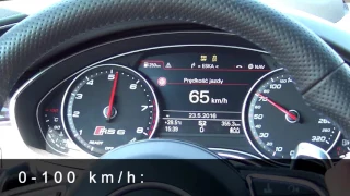 Audi RS6 Avant Performance - acceleration 0-200 km/h