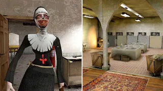 Evil Nun Two Ways to Enter Laundry Room Without Chapters