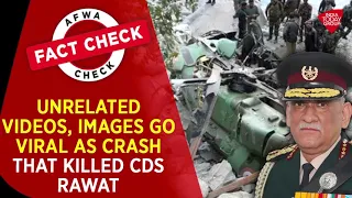 Fact Check: Old, Unrelated Images Falsely Linked To CDS Bipin Rawat’s Chopper Crash