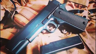 Самый мощный спринговый пистолет Zm 19 Colt 1911 Hight Power Спринговый пистолет, функции и стрельба