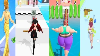 fat2fit,makover run,Good girl bad girl,Run rich gameplay Walkthrough All Levels Android,ios