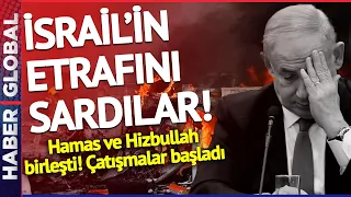 İsrail'in Etrafını Sardılar! Hamas ile Hizbullah Bir Araya Geldi, Çatışmalar Başladı!