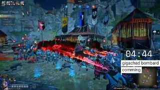 Homeless Raid Takes a gate VS Arcadia main    (bombard gameplay)