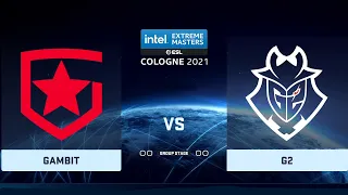 🔴  RU Gambit vs G2  | IEM Season XVI - Cologne