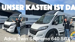 Unser Kastenwagen ist da #Adria Twin Supreme 640 SGX Sofoort verfügbar