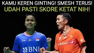 😱 GINTING NIH KAWAN! Anthony Sinisuka Ginting vs Kenta Nishimoto. Badminton Bulutangkis