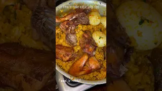 How to make native jollof rice #shorts #jollofrice #shortvideo  #africancuisine #rice #viral