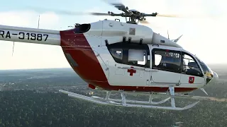 Msfs2020. HPG Airbus H145 + Action Pack. Санитарный рейс