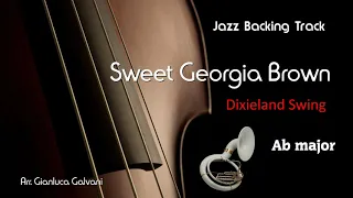 Jazz Backing Track SWEET GEORGIA BROWN Ab Dixieland New Orleans Traditional Awesome Sousaphone Tuba