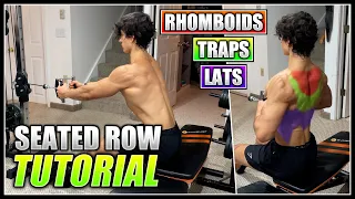 How to do the SEATED CABLE ROW! | 2 Minute Tutorial