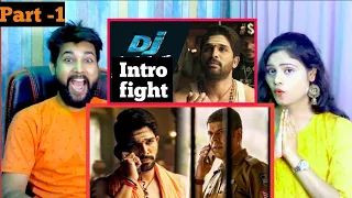 DJ Duvvada Jagannadham - Intro Starting Fight Scene Reaction ! Part-1 | Allu Arjun, Pooja Hegde