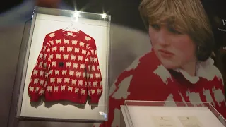 Princess Diana's iconic 'black sheep' sweater up for auction