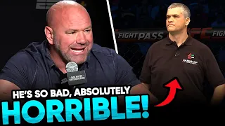 Dana White SLAMS Referee Vyacheslav Kiselev's 'HORRIBLE' officiating at UFC 267, Daniel Cormier