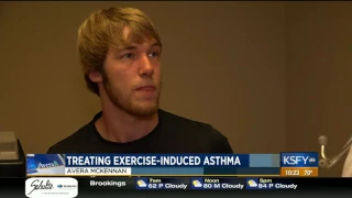 College athlete not letting exercise induced asthma hold him back - Medical Minute