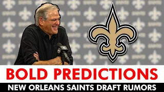 Saints Draft Rumors: 5 BOLD Predictions For The 2024 NFL Draft After Mickey Loomis Press Conference