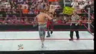 John Cena vs Edge Last Man Standing Match part 2