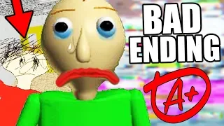 THE CREATOR'S HIDDEN MESSAGE! (New Ending) || Baldis Basics in Education and Learning BAD ENDING