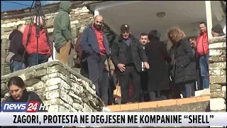 Zagori, protesta në dëgjesën me kompaninë "Shell"