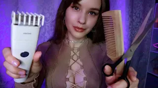 ASMR Barbershop 💇🏻‍♂️🪒Стрижка и бритье Personal attention Ролевая игра