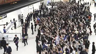 Samurai Blue get hero's welcome on return to Japan from World Cup in Qatar