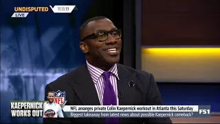 Shannon Sharpe on Colin Kaepernick: NFL arrange private audition for free agent quarterback