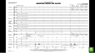 Wanted Dead or Alive arranged by Paul Murtha