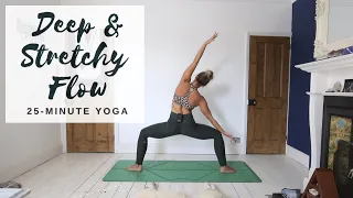 DEEP & STRETCHY FLOW | 25-Minute Yoga | CAT MEFFAN