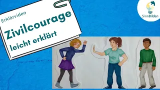 Zivilcourage erklärt in leichter Sprache