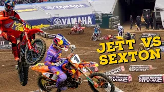 Philadelphia Supercross 450 qualifying Jett Lawrence Eli Tomac Chase sexton