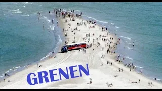 Grenen (Skagen) Danimarca, dove Mare del Nord e Mar Baltico si incontrano