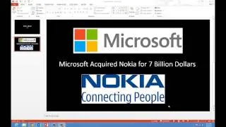MIcrosoft  Acquires Nokia for 7.2 Billion Dollars