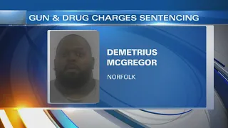 Norfolk man sentenced to 30 years on gun charges