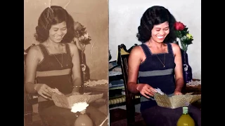 Timelapse of Old Photograph Restoration and Colorization