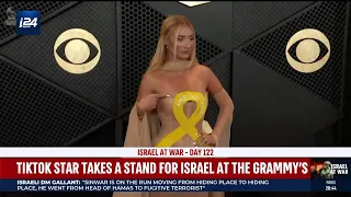 TikTok star Montana Tucker takes a stand for Israel at the Grammy's