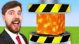 Minecraft ama MrBeast'in PRES MAKİNESİNİ KULLANDIM!