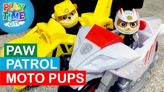 Paw Patrol Moto Pups - Unboxing Wildcat and Rubble Paw Patrol toys