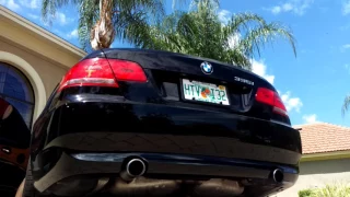 BMW E92 335i catless downpipes stock exhaust / golf tee Cold start